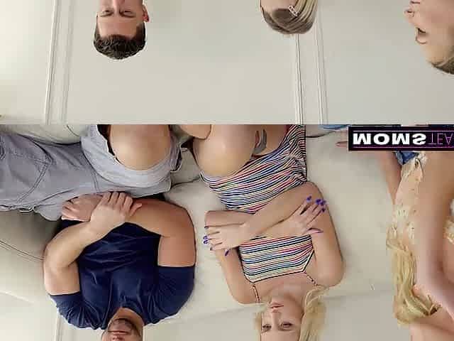 Golden-haired Stepmilf Adira Allure Joins Kate Bloom Trio "Take That Large Wang Jointly"
