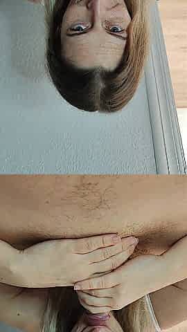 Oral job and gulp cum