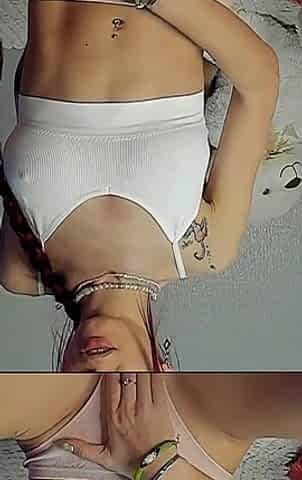 Sandy's solo sensual masturbation