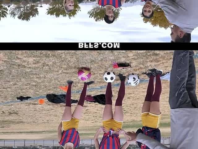 Soccer girls love all kinds of balls