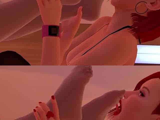 Lesbian Foot Fucking