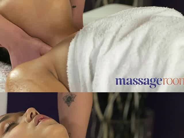 Big titted lesbians give a Dutch girl an oil massage and 69
