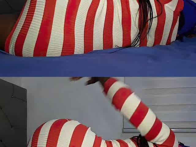 That babe gave me all that booty when that babe payed me a visit. Hahaha