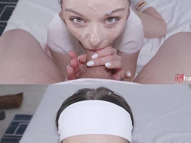 Facial Spunk fountain Compilation POV