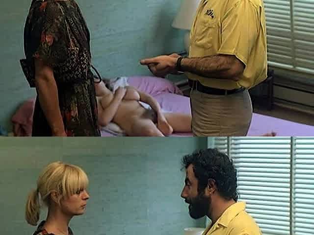 Blonde girls does handjob and blowjob