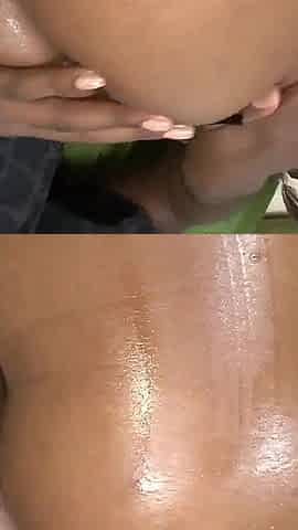 Megan Pryce an ebony slut with small natural tits and brunette hair gets fucked by a big black cock