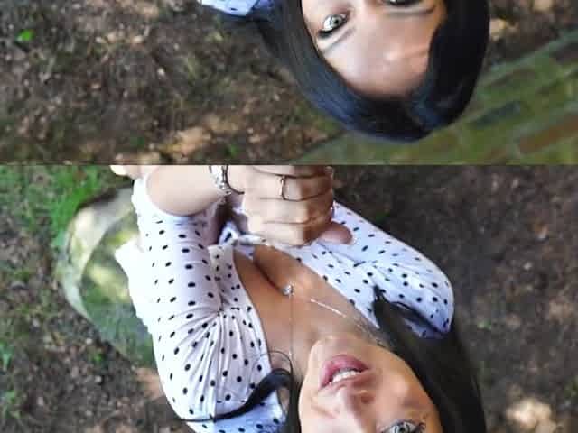 Sexy Summer And Cassie Clarke - Dress Outdoor Blowjob