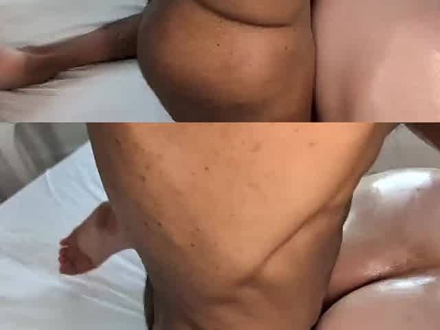 Maddison ebony takes AJ recent biggest bbc creams everywhere