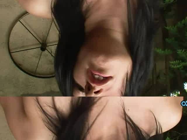 The touch of the outdoor breeze and sun will make the slender hottie greater amount meaty