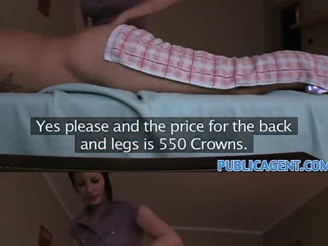 PublicAgent Aged masseuse gives a glad ending