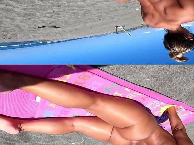 Sunkissed Seduction: Sexydea's Undressed Beach Revelation