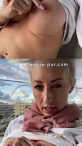 Mallorca Fingered To Orgasm Public On The Hotel Balcony
