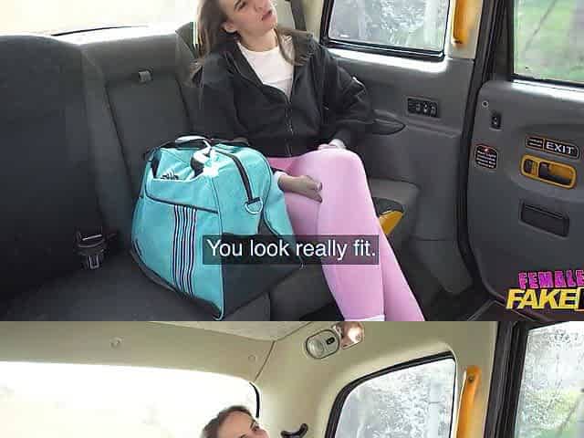 Hotty on Cutie Back Massage turns Wicked - Female Fake Taxi