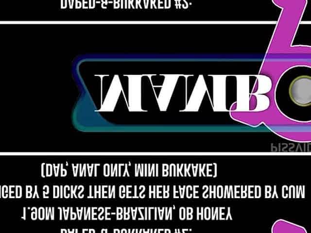 Daped-&-Bukkaked #2: 1.90m Japanese-Brazilian, Ob Honey Gangbanged