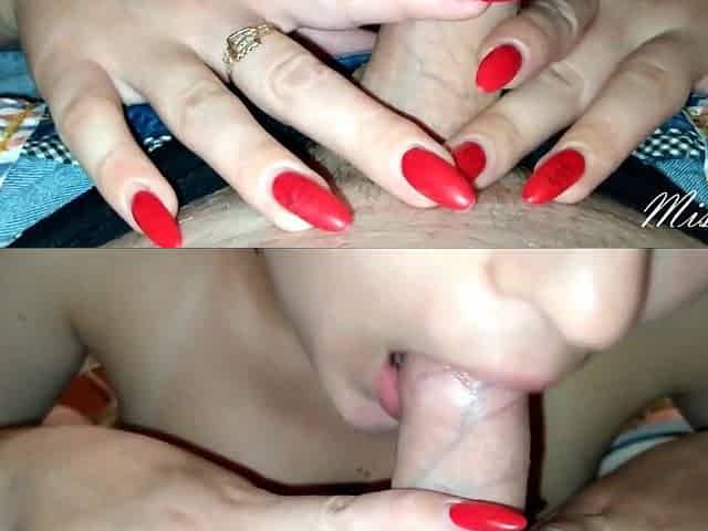 Beautiful oral-job from a teen
