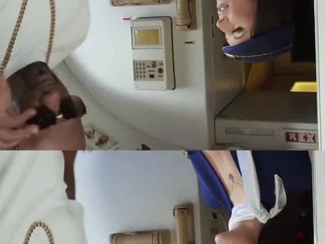 This Flight Attendant Screws Angela White - Big ass