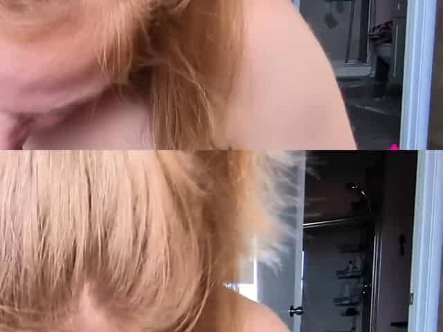 Daddy's little cum slut sucks him till he's done with her