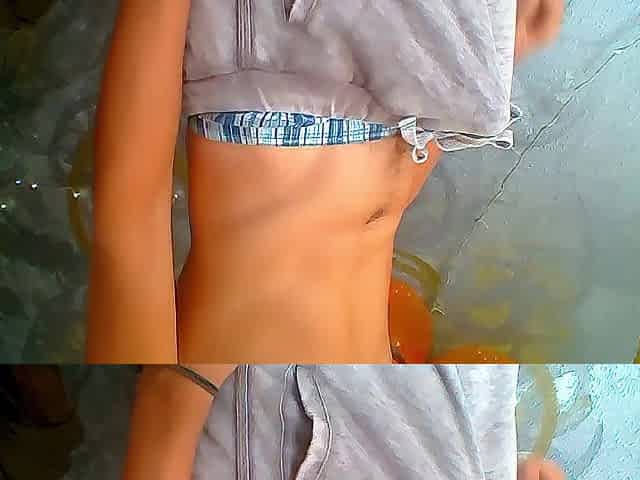 Student's large jock - very intensive climax with muscle contraction