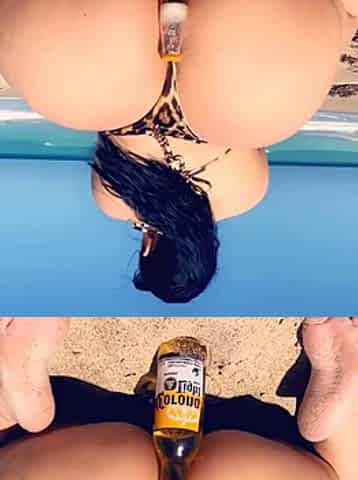 Amateur ass ramming outdoors