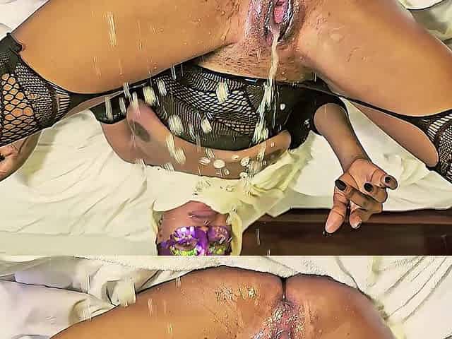 Black Squirts & Gets Destroyed