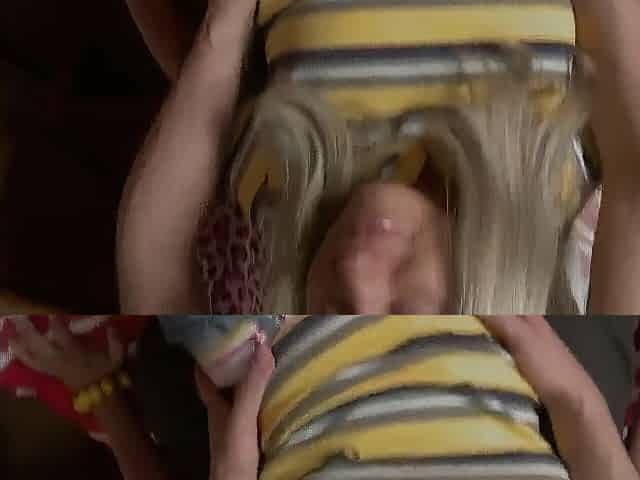 The Pleasant Tanned Golden-haired Harper A Gets Facialized! That babe's So Naughty!