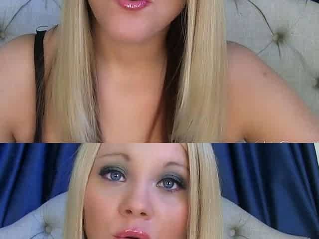 Horny Blonde In Solo Masturbation