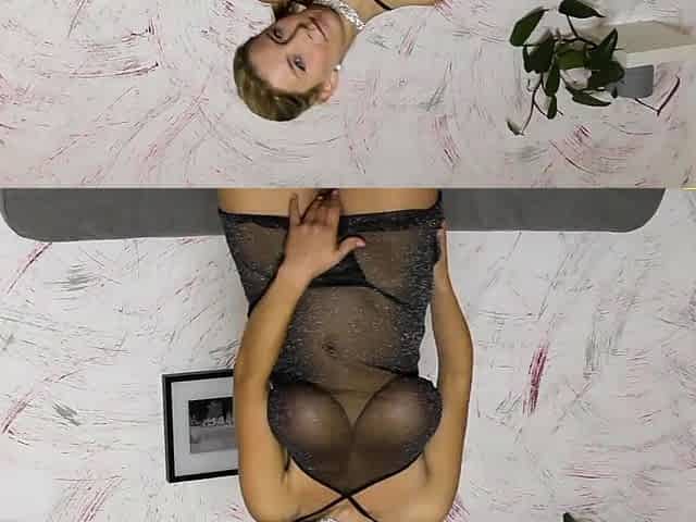 Milking on big dildo and masturbate MILF Katerina Hartlova