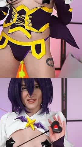 Pervent Utena Plays with Tits, Dildo and Squirt