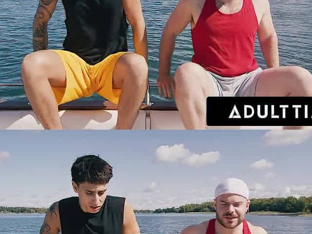 ADULT TIME - Str8 Buddies Marcus McNeil & Gal Elias Turn Disappointing Boat Day Into Hard Bang