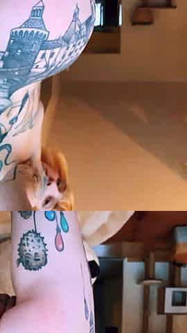 he is fucking my ass on the rooftop real amateur MILF