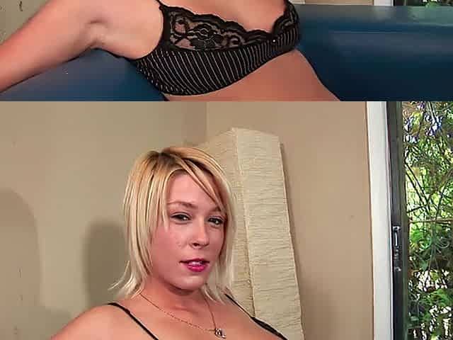 Brittany Beauty tugging on my shlong untill I burst