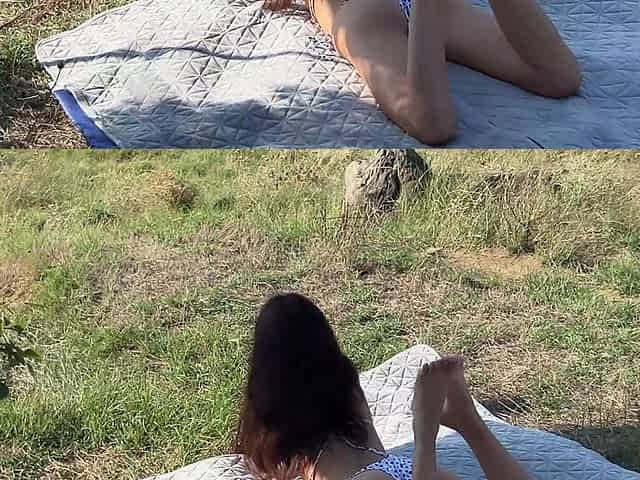 Gangbang - Village Slut Doesn't Refuse Sex with Strangers High in the Mountains