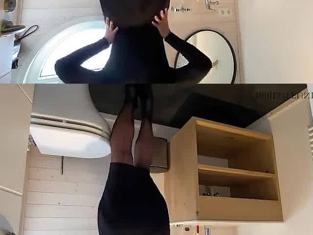 Luxury Women Inside Tight Bodycon Dress Nailed Several Times