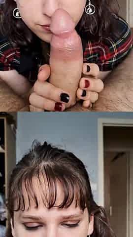 Lascivious bulky butt Melody sucks, rides, gapes and cums