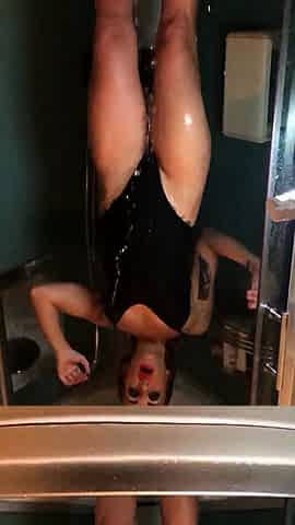 Blonde emo amateur solo masturbation