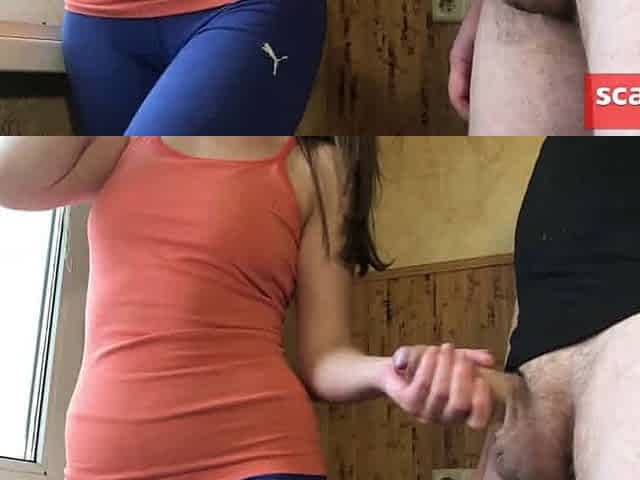 Cheating Russian Teen Talks with Husband While Getting Fucked by Lover