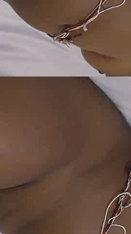 Chubby African Chick Fucked and Creampied in Missionary