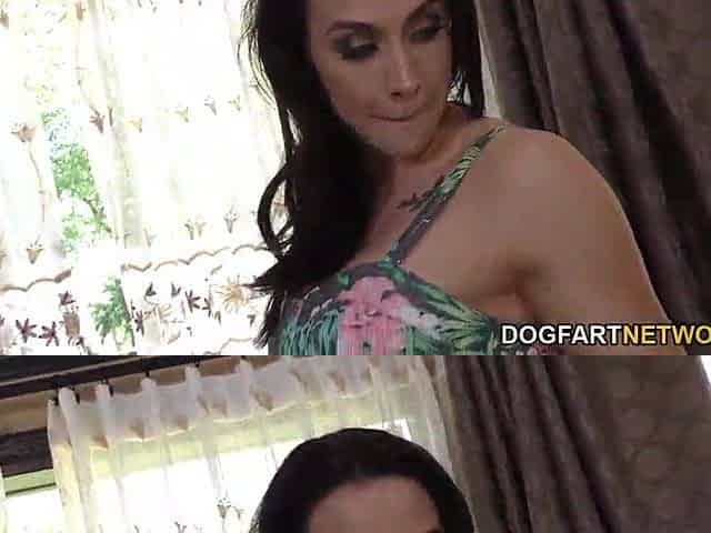 Interracial Team fuck and double penetration with Chanel Preston