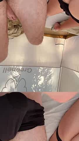 Woke up My Big Ass Step Sister in a Tent and Fucked Her