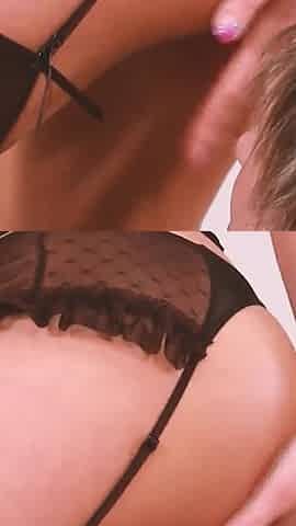 Golden Pleasures Scene-1_sexy Blonde MILF in Lingerie Enjoys a Strap-on and Then a Big Cock