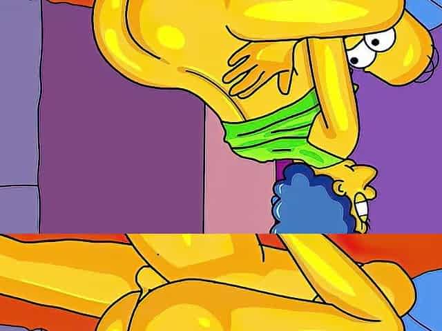 Marge Simpson craves to ride Homer - The Simpsons toon parody