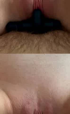 Freshly saved milf pussy rides cock