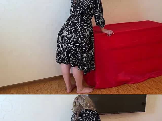Large mother I'd like to fuck gave her butt a bang and gave a oral-job