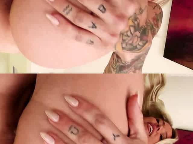 Tattooed Slut Kitt Jones Takes A Big Dick Up Her MILF Ass