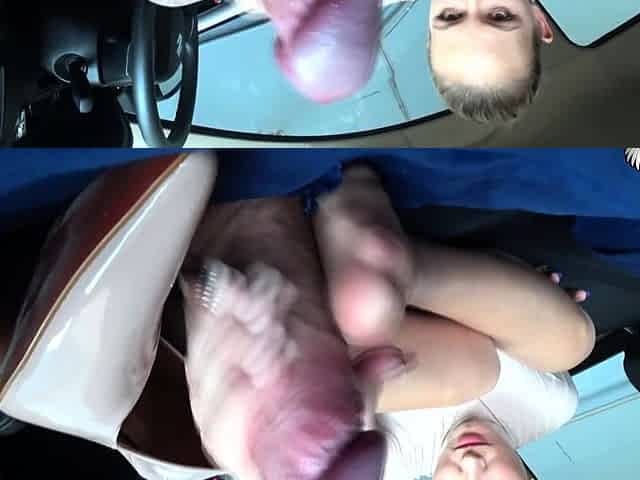 Hawt Blonde milf in foot Fetish tube scene