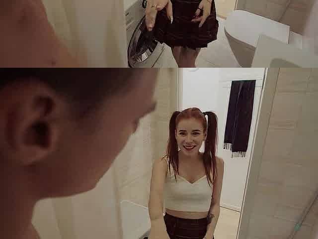 That babe Was Very Turned on by Her Stepbrother in the Shower