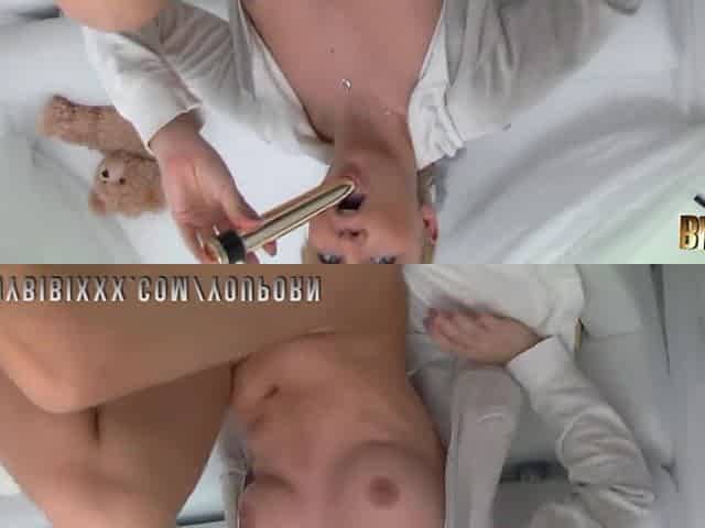 BibiXXX - double penetration mit Sex toy und Schwanz!