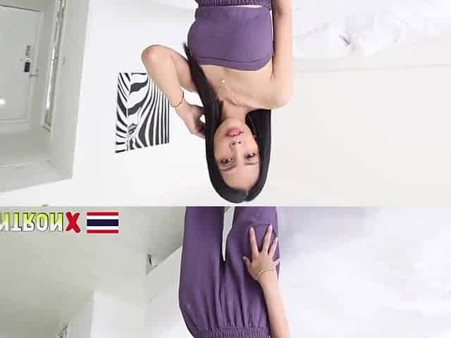 JohnTronX - This tiny Thai'mateur hottie knows how to wiggle her ideal butt in POV