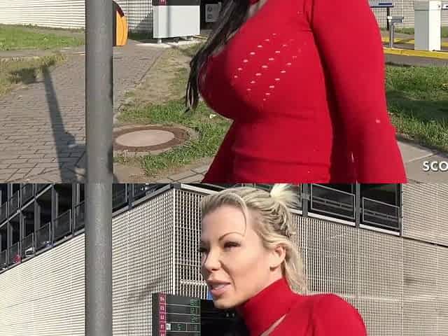 GERMAN SCOUT - LARGE BREASTS mother I'd like to fuck TALK TO SCREW AT STREET CASTING