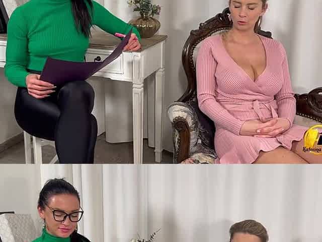 Katerina And Zuzu Sweet My Couch Make Me Therapy And Huge Orgasm On Her Gabinet